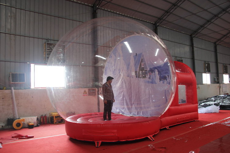 Inflatable Decorations, Giant Christmas Inflatable Halloween Snow Globe for sale bubble dome tent inflatable