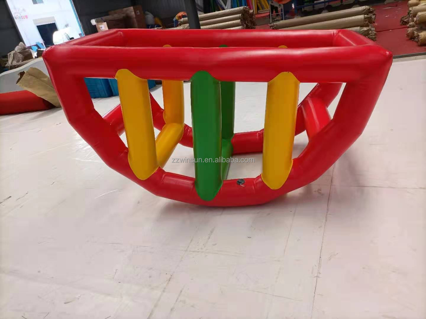 hot sale amusement park inflatable air viking for kids air seesaw for sale air bouncer