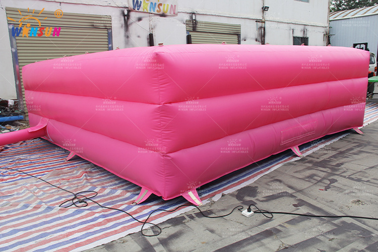 Hot selling Inflatable pink Gym Mat thick gym mats high quality Wrestling Mats For Sale