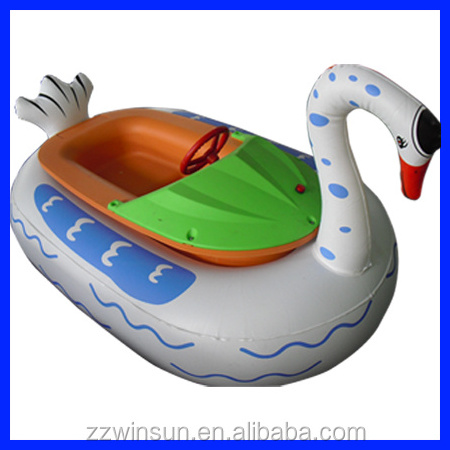 new products on china market big battery swan inflatable used pedal boats for sale