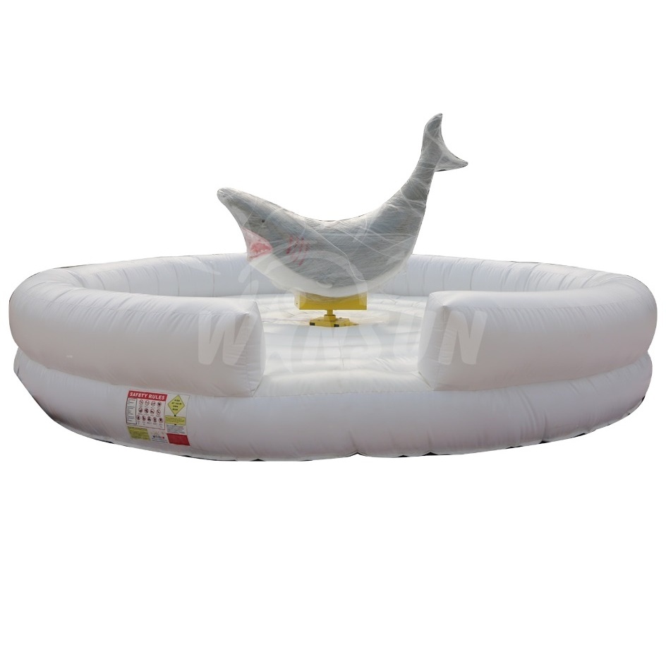 New arrival Inflatable Mechanical Rodeo Shark Inflatable party games for sale