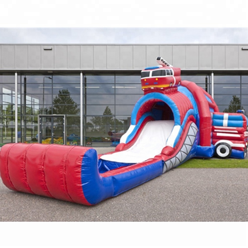 Aufblasbar HUPFBURG MULTI PLAY FEUERWEHR SUPER inflatable bounce house jumping castle bouncer with slide for birthday