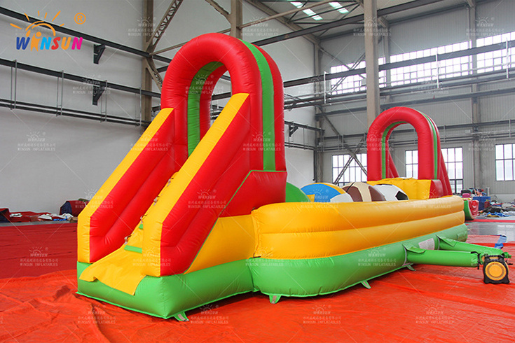 WINSUN Ball inflatable obstacle game giant inflatable obstacle course sport game arena