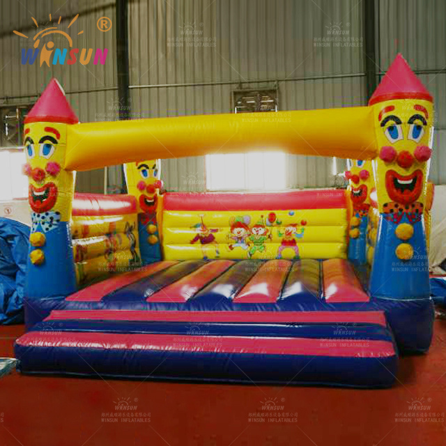 Playground toys commercial inflatable bouncer air jumping bouncing castles Halloween, the Clown inflatable bouncy castle