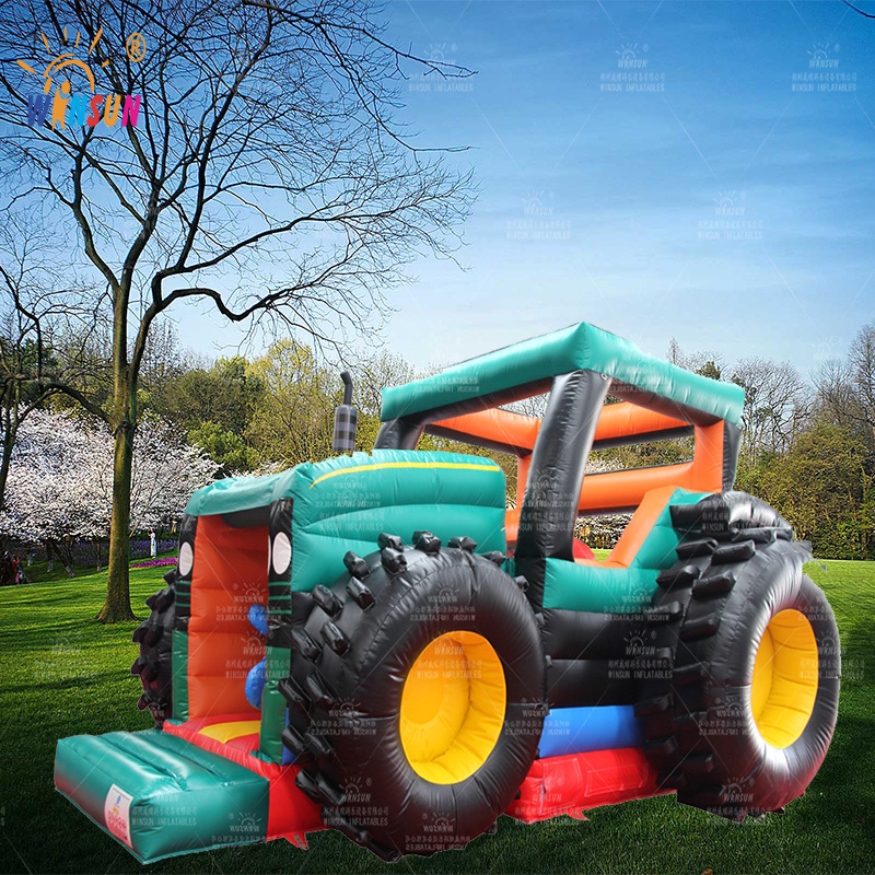 WINSUN New design tractor Model Inflatable Bounce House Moonwalk Inflatable Bouncer commercial inflatable bouncy Jumping House