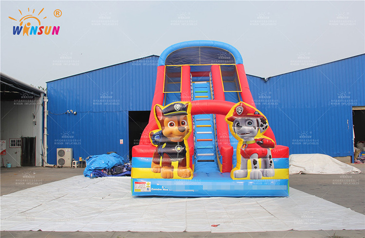 WINSUN 23FT inflatable  dry slide inflatable slide giant inflatable dry slide for kids