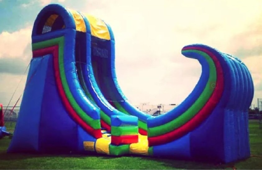 Winsun Inflatable Water Slide Adults Inflatable Jumping Castle Bounce House Slide Inflatable Rampage Half Pipe Slide