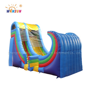 Winsun Inflatable Water Slide Adults Inflatable Jumping Castle Bounce House Slide Inflatable Rampage Half Pipe Slide