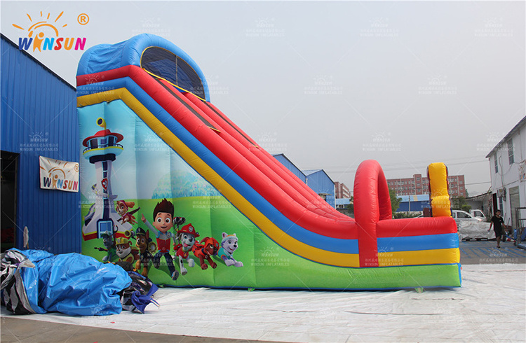 WINSUN 23FT inflatable  dry slide inflatable slide giant inflatable dry slide for kids