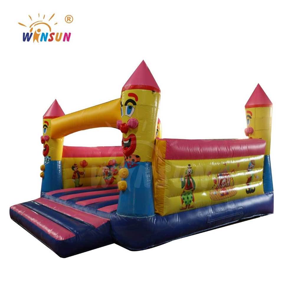 Playground toys commercial inflatable bouncer air jumping bouncing castles Halloween, the Clown inflatable bouncy castle