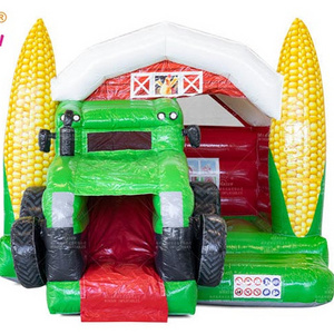 WINSUN Hot sale jumping inflatable combo Slide Combo Tractor Bounce House inflatable castle house and slide for sale