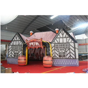 Hot Advertising PVC Inflatable Irish Pub Hire Tent Inflatable Bar Tent Price for Nightclub