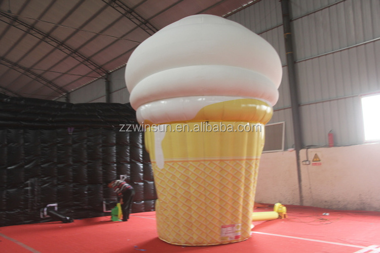 Outdoor Inflatable Ice Cream Kiosks Tent Inflatable Ice Cream Stand Booth for Advertising