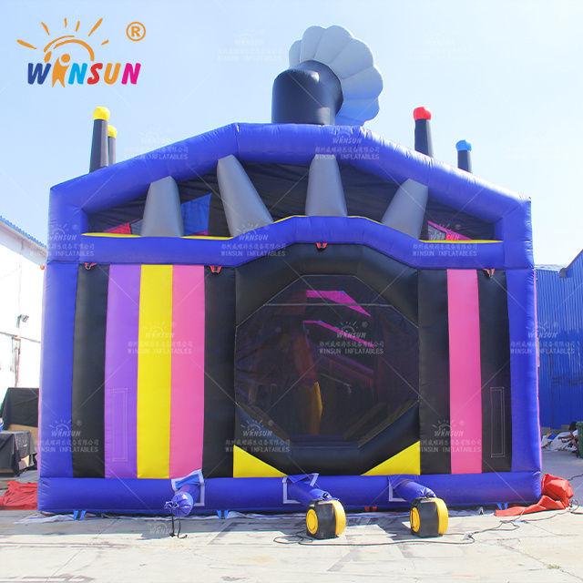 Customized Playground Inflatable Jumping Inflatable Playground Outdoor Rocket Huge Inflatable Playground For Kids Adults