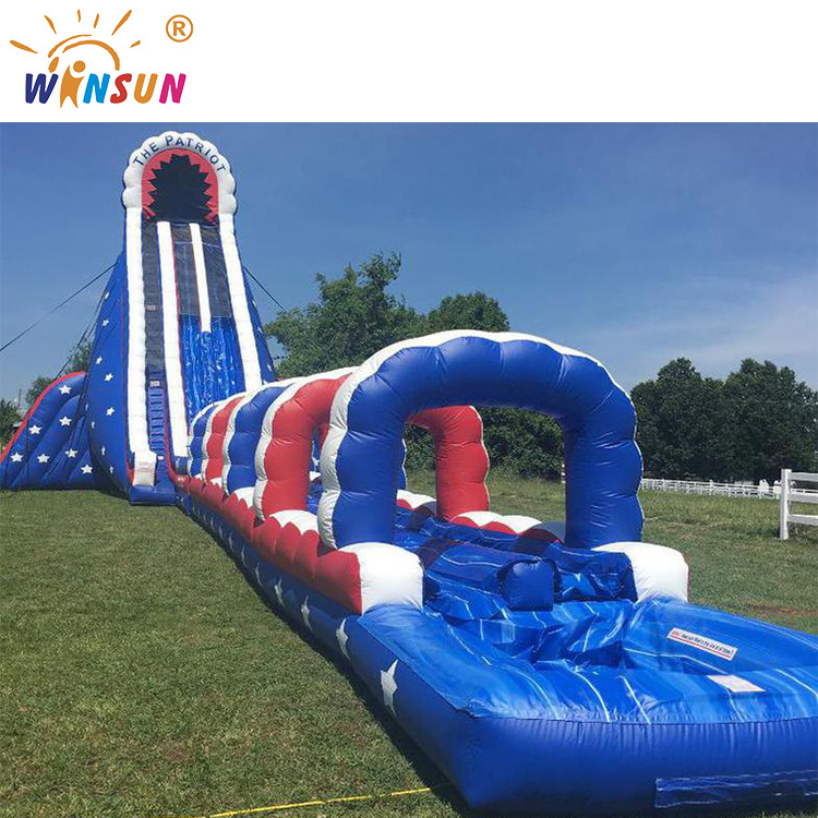 commercial bounce house inflatables water slide double lane inflatable water slide for adult