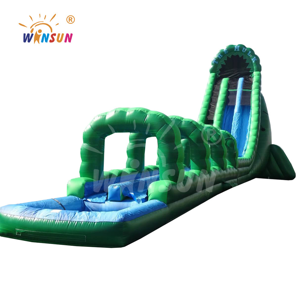 18 Feet Tall Inflatable Surf Pipeline Waterslide Large Inflatable Water Slide