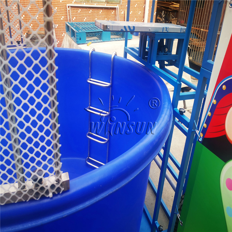 WINSUN Cheap Inflatable Dunk Tank Popular backyard Dunking Machine Dunk Tank Interactive Kids Adults Jeux Gonflables