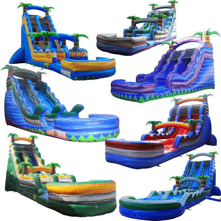 New Design Kids slide inflatable water Pool Play Water Games inflatable bouncer slide Playground water inflatable slide