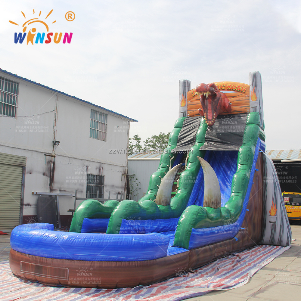 Commercial Big kahuna inflatable Water slides for backyard garden