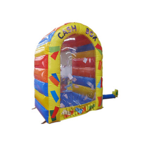 Inflatable Cash Cube Booth Inflatable Money Grab Machine with Air Blower for Advertising