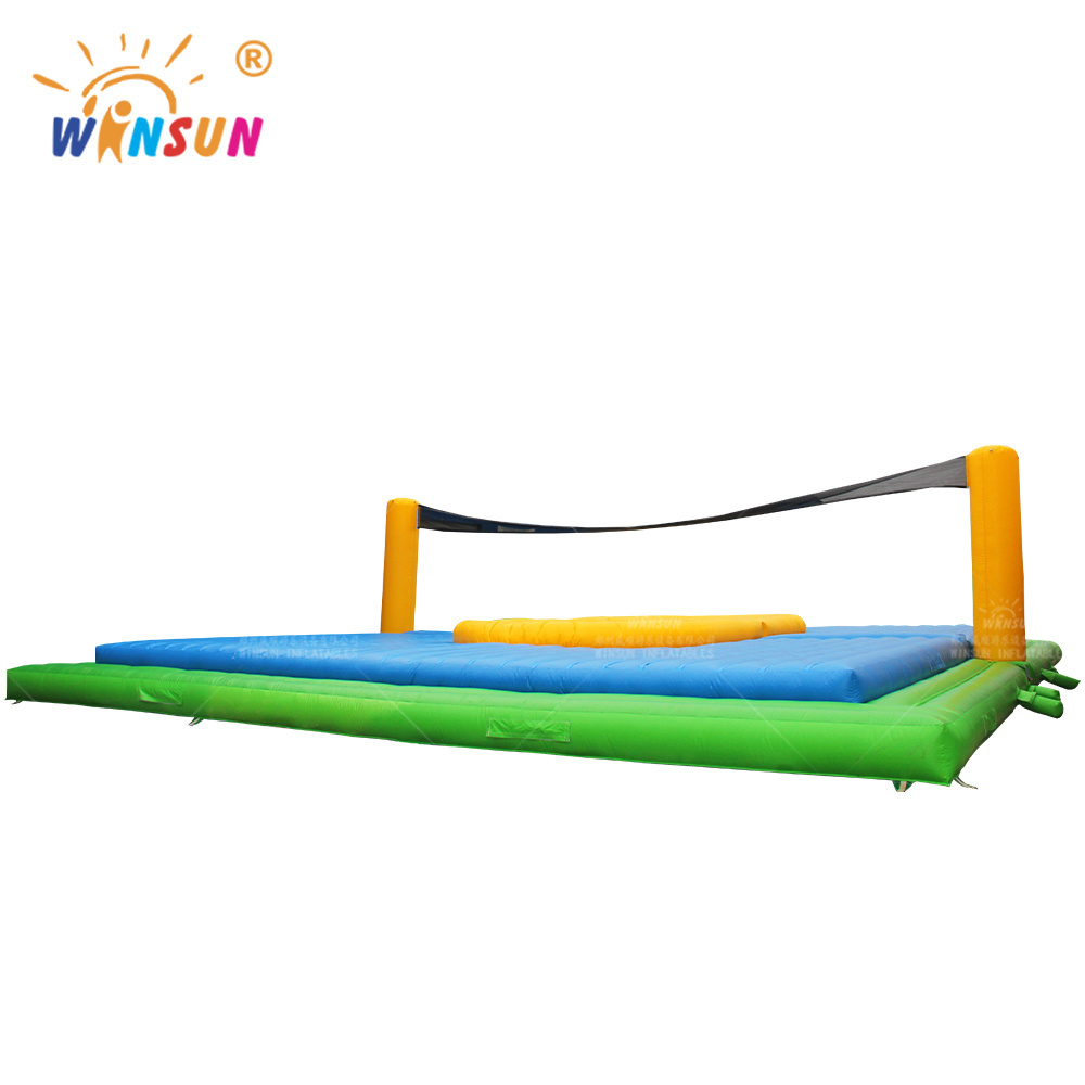 Good quality pvc volleyball field inflatable volleyball court outdoor sports game inflatable volleyball court