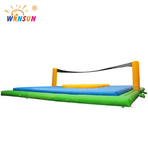 Good quality pvc volleyball field inflatable volleyball court outdoor sports game inflatable volleyball court