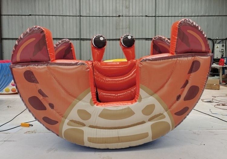 hot sale amusement park inflatable air viking for kids air seesaw for sale air bouncer