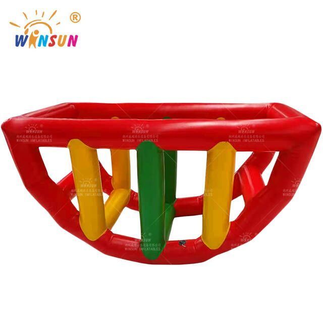 hot sale amusement park inflatable air viking for kids air seesaw for sale air bouncer