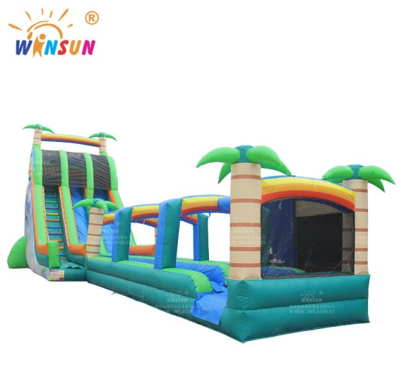 Inflatable Water Slide With Pool  giant inflatable water slide for adult