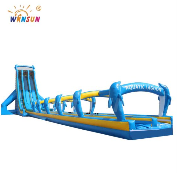 Inflatable Water Slide With Pool  giant inflatable water slide for adult