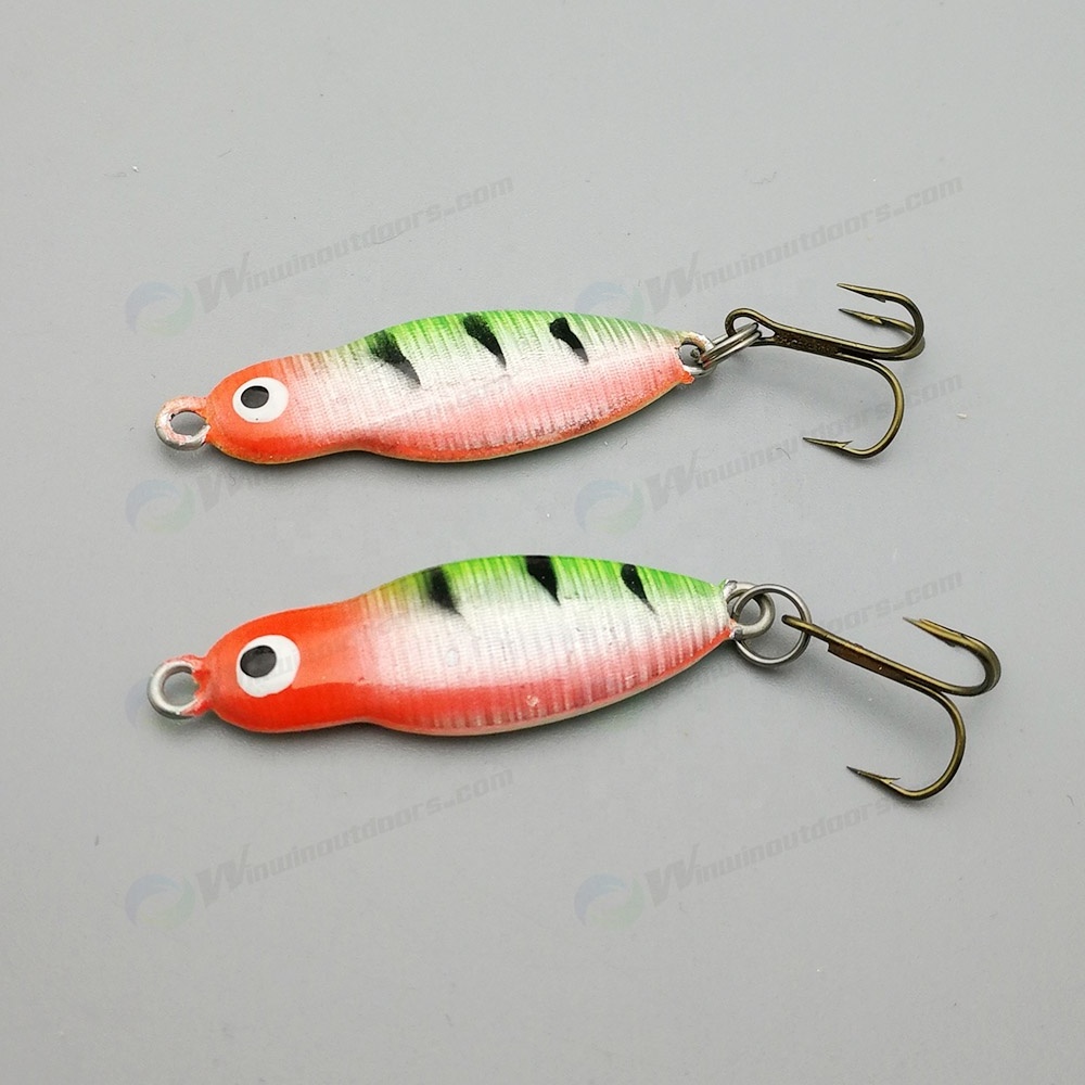 High quality full color lead ice fishing sled , walleye ice fishing lures