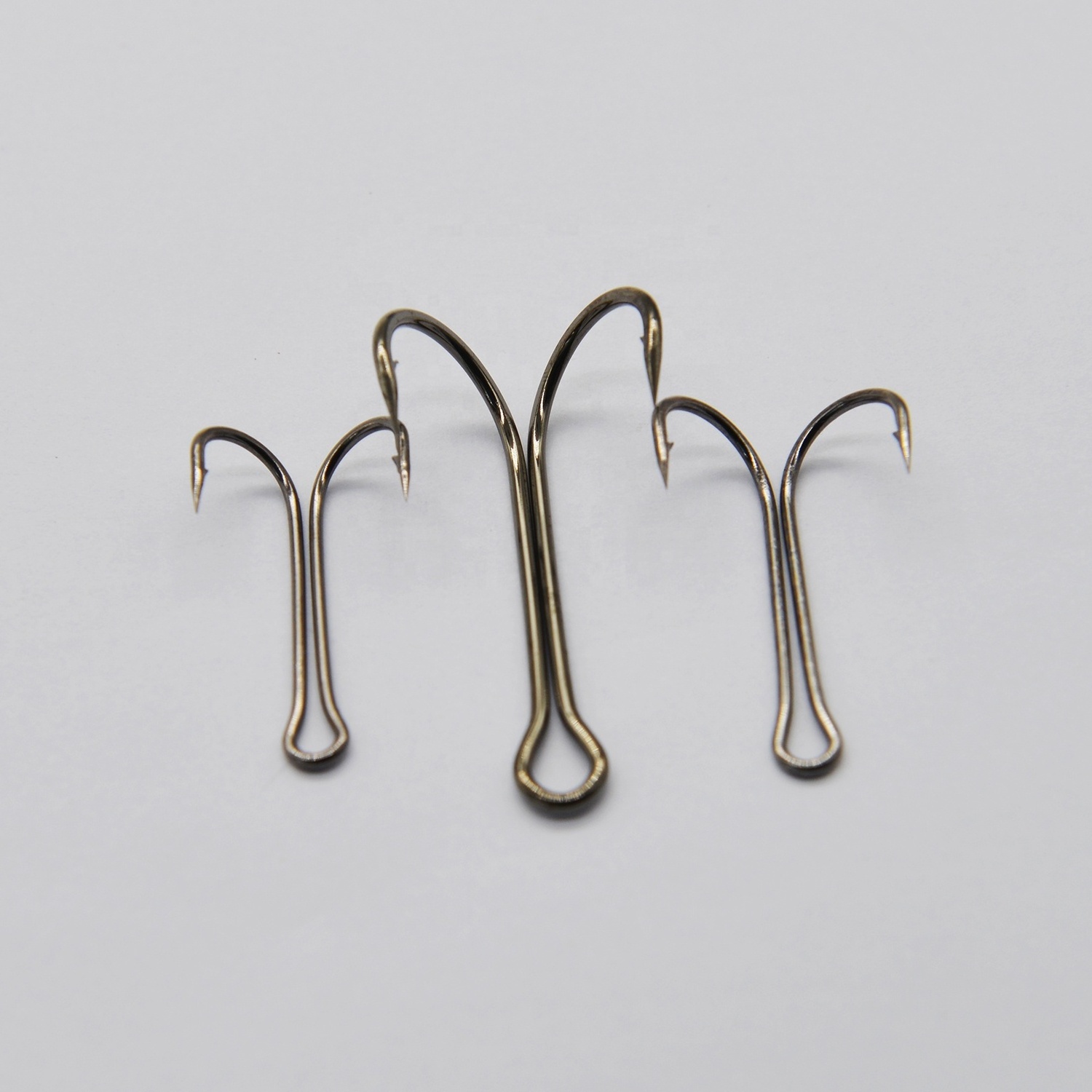 Cheap Price High Quality Fishing Hooks High Carbon Steel Chicken Claw Hooks Frog Double Hook Barbed