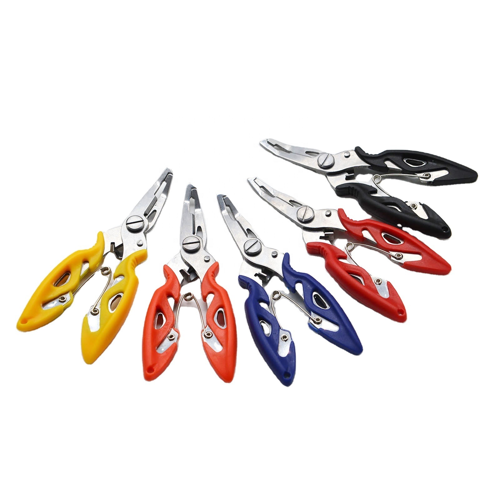 New Arrived  Full Colors Small Fishing Pliers Stainless Steel OEM 124mm*47mm 45g Control Fish Clamp Device