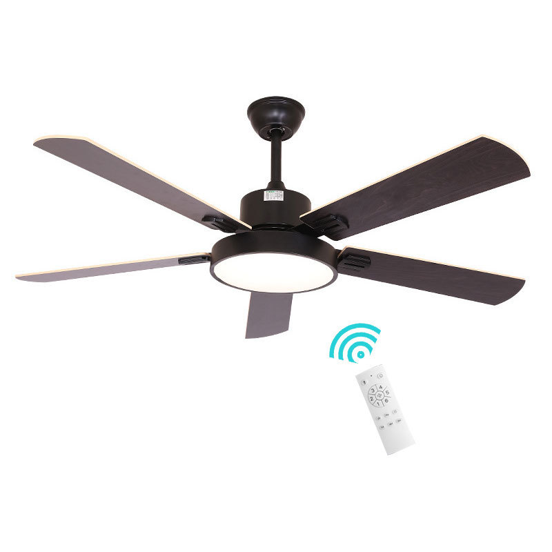 42/52 inch ceiling fan with light kit with remote control 5 blades MDF fan light modern ceiling fan with chandeliers