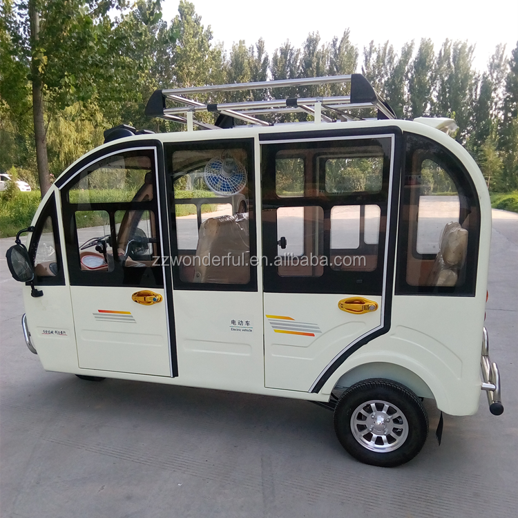 China Supplier Electric Three Wheeler Tricycle Three Wheel Motorcycle Taxi