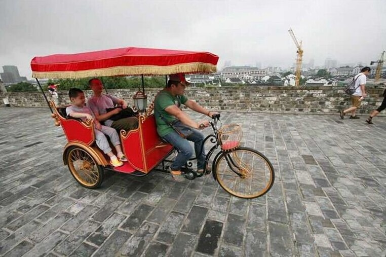 electric three wheeler auto battery bicycle rickshaw price for 2 passenger