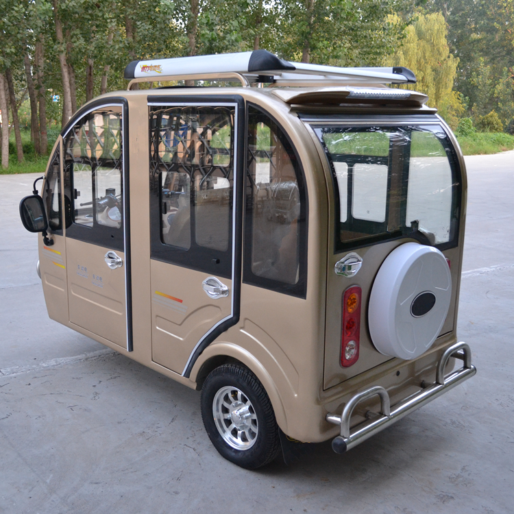 2018 New Design Enclosed Body Electric Tricycle China 5 Doors Electric Tricycle