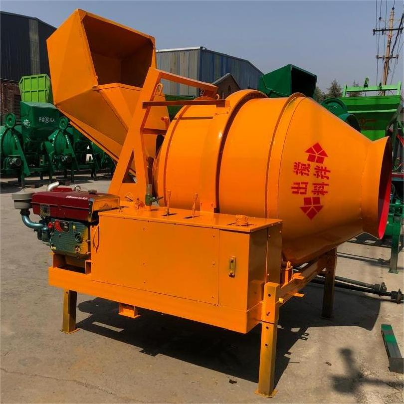 Concrete Mixer Machine With Lift Mixing Drum Sale Reversing Drum Diesel Type Hydraulic Tipping Hopper Concrete Mixer