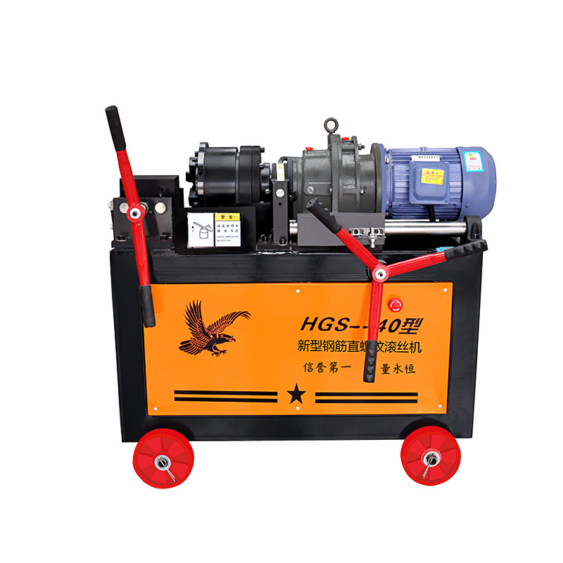 Fully Automatic Small Hydraulic Drywall Screw Rebar Rod Thread Rolling Machine