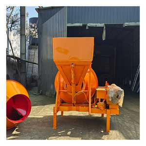 Concrete Mixer Machine With Lift Mixing Drum Sale Reversing Drum Diesel Type Hydraulic Tipping Hopper Concrete Mixer