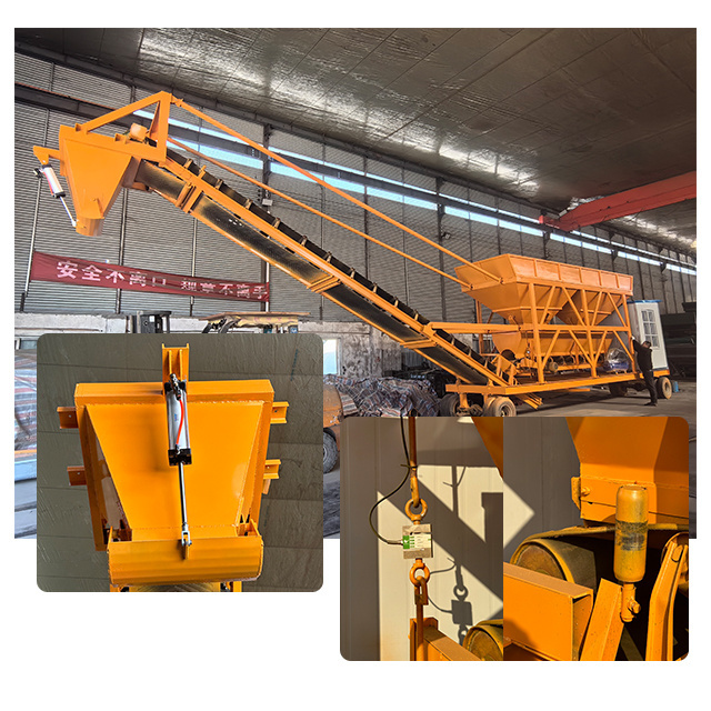 Multiple Silos Single Weigh Batcher Cement Batching Plant Wet Dry Mixed Concrete Batch Plant