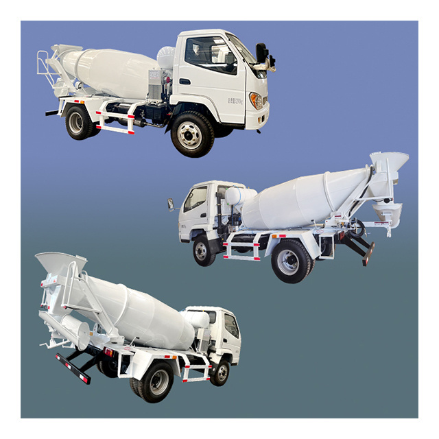 Volumetric Cement Mixer Diesel Concrete Transit Mixer Truck Mobile Self Loading Concrete Mixer Truck