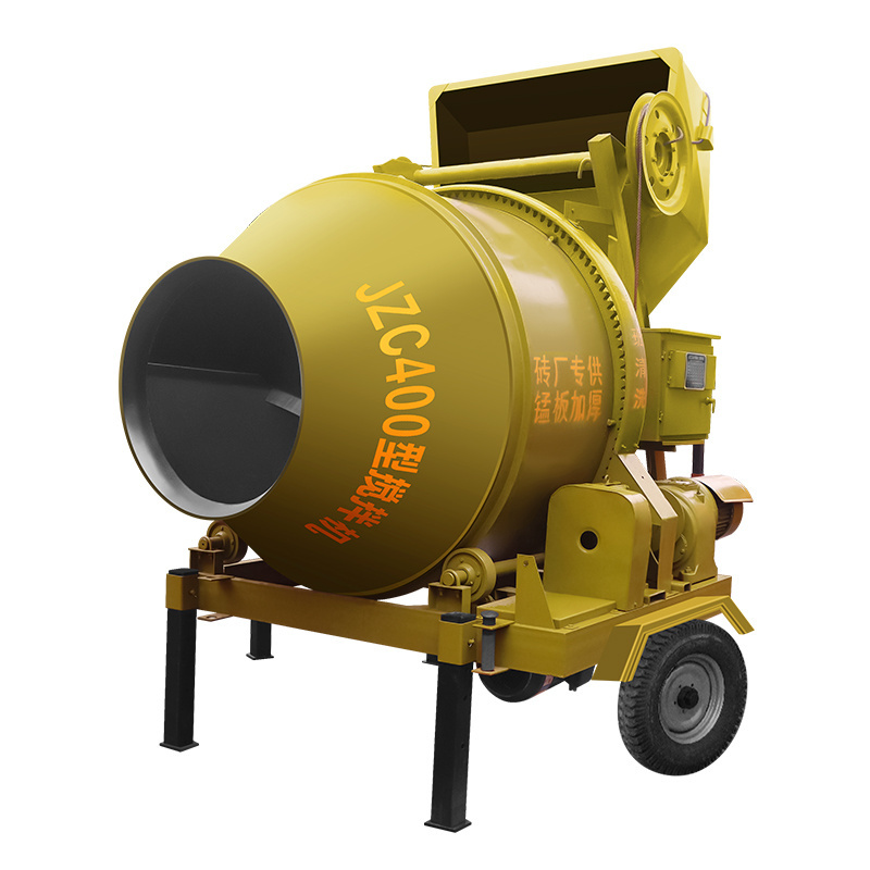 JZC350 Drum Mixer For Construction Site Automatic Feeding Small Concrete Mixer Cement Mortar Mixer