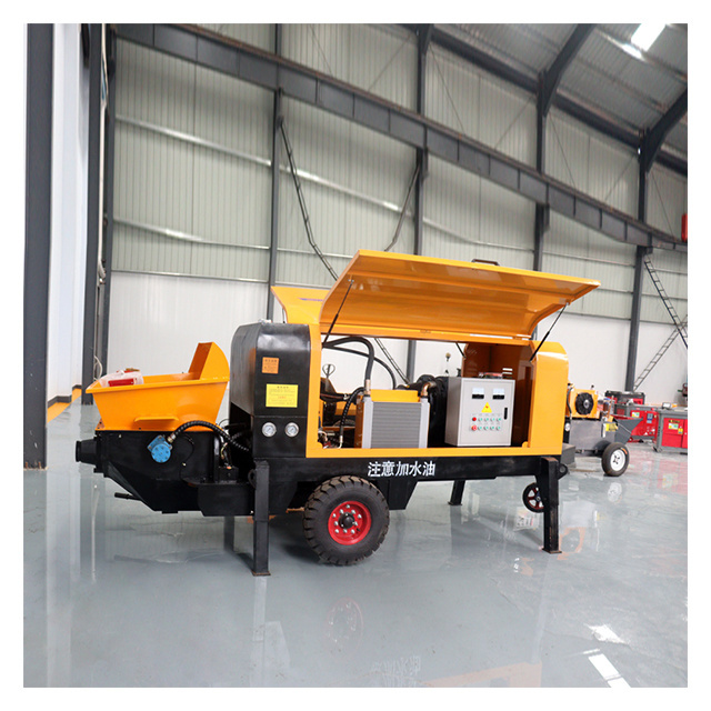 Mini Diesel Concrete Pump Truck Concrete Mixer Pump