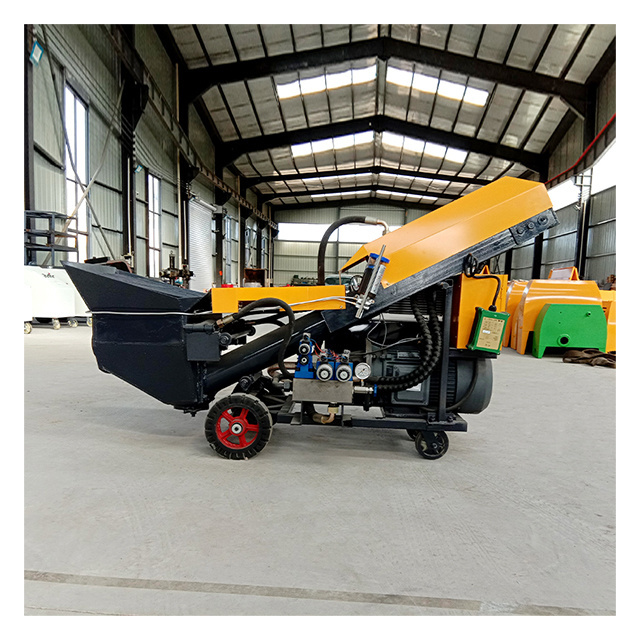 Mini Diesel Concrete Pump Truck Concrete Mixer Pump