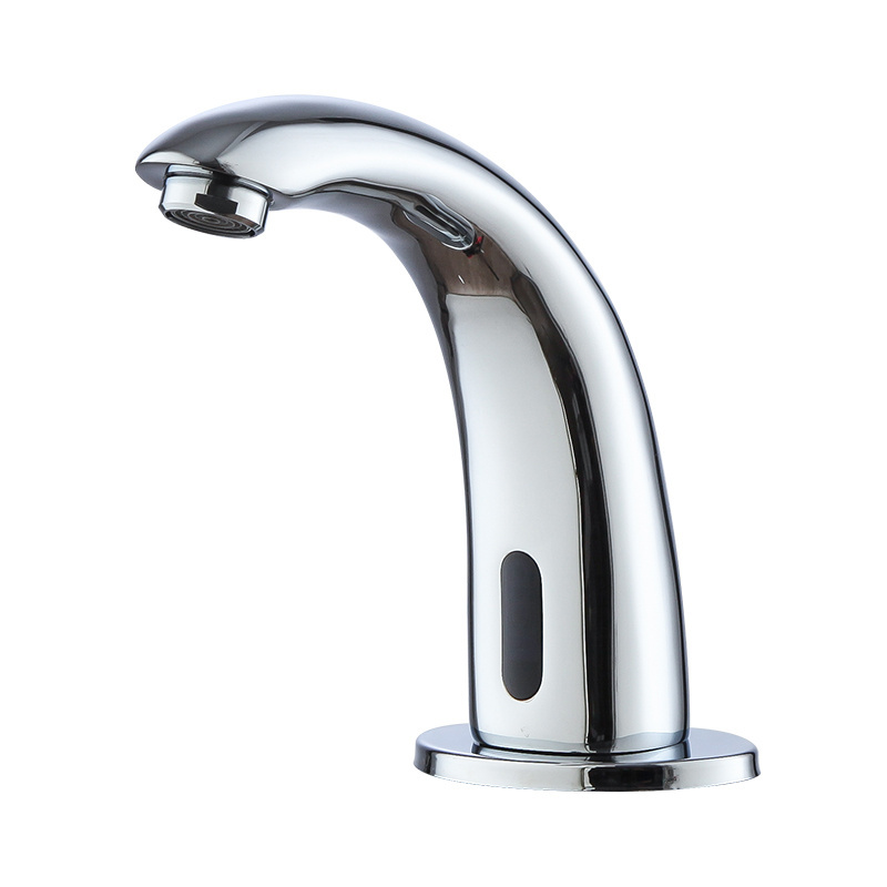 Chrome Automatic Sensor Touchless Bathroom Sink Faucet