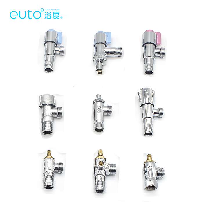 1/2 Inch High Quality Copper Brass Toilet Flush Tank Fitting Bathroom Bidet Sprayer Angle Stop Valve