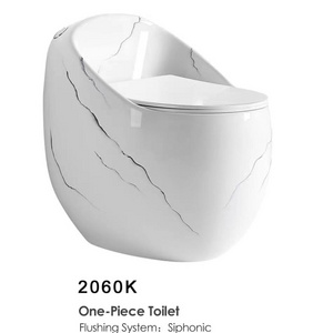 High quality Egg Shaped Wc Toilets Modern Design S Trap Siphon Jet Flushing One Piece Ceramic Toilet