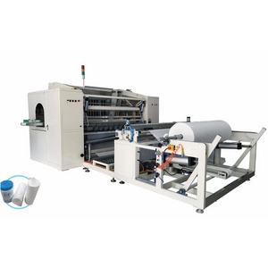 High Speed Fabric Rewinding Machinery Canister Type Cylinder Wet Wipe Machine for sale