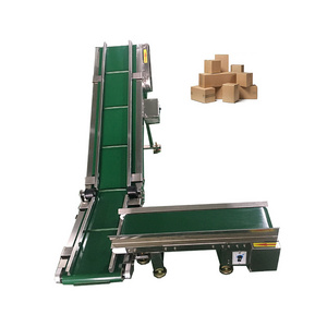 Customizable 90 degree curve belt conveyors mini incline lifting conveyor for sale